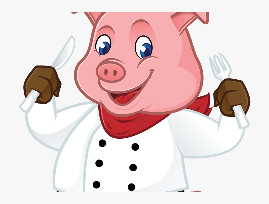 Chef Pig Clipart Png , Png Download - Pig Chef Vector Free, Transparent Clipart