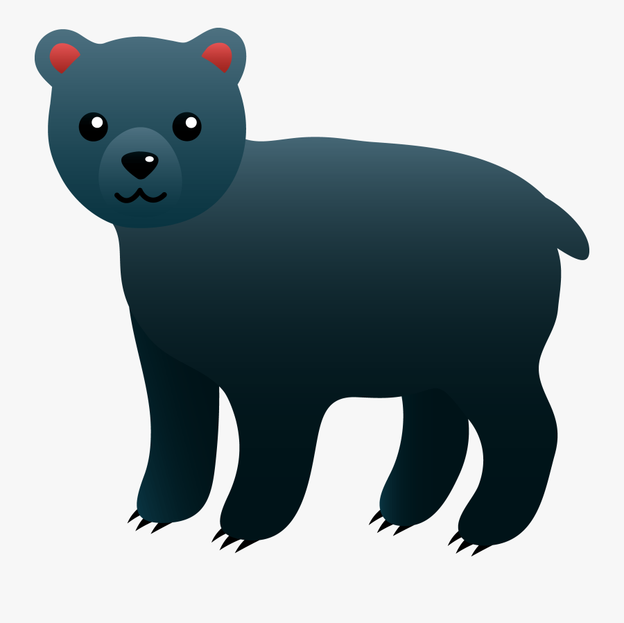 Thumb Image - Cartoon American Black Bear, Transparent Clipart
