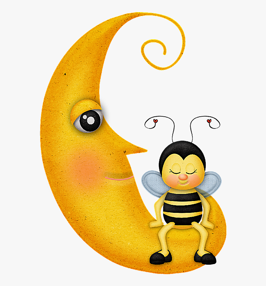 Honey On Moon Clipart, Transparent Clipart