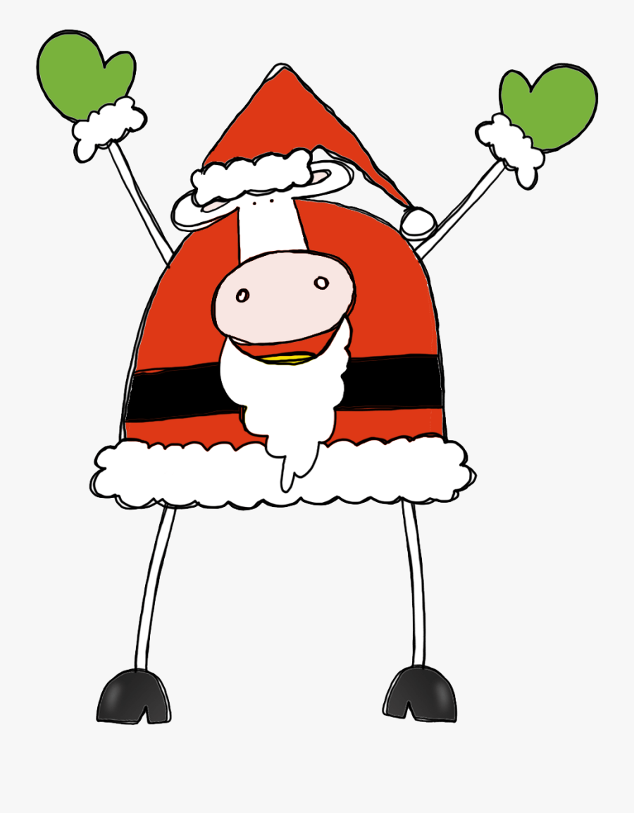 Cow Clip Art Clip Art Free Clip Art Microsoft Clip - Christmas Cow Clip Art, Transparent Clipart