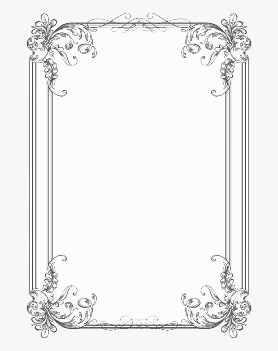 Clip Art Free Wedding Clipart Black And White - Wedding Silver Frame Png, Transparent Clipart