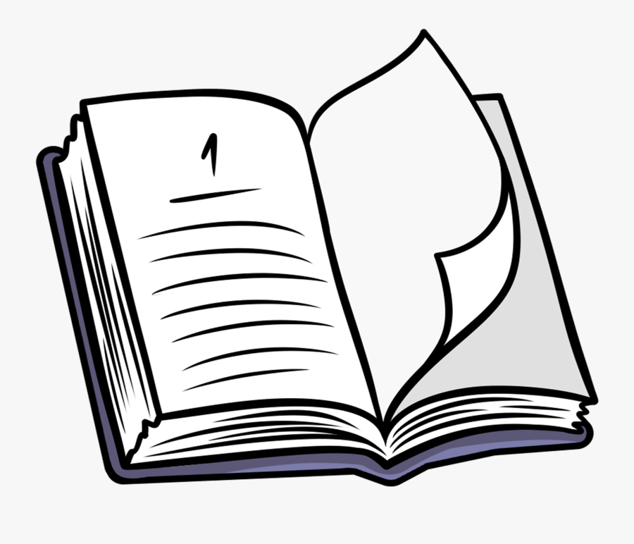 Transparent Open Books Clipart - Clip Art Of Book, Transparent Clipart