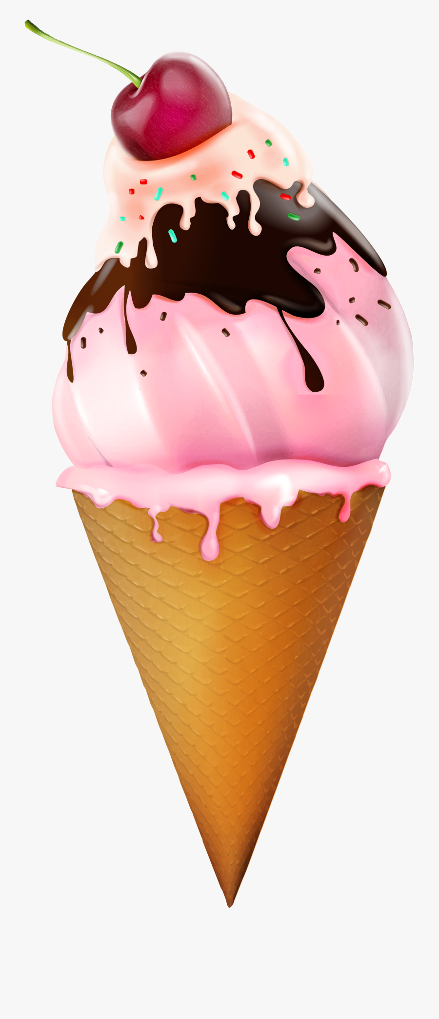 Ice Cream Cone 0 Images About Ice Printables On Clipart - Transparent Background Ice Cream Cone Clipart, Transparent Clipart