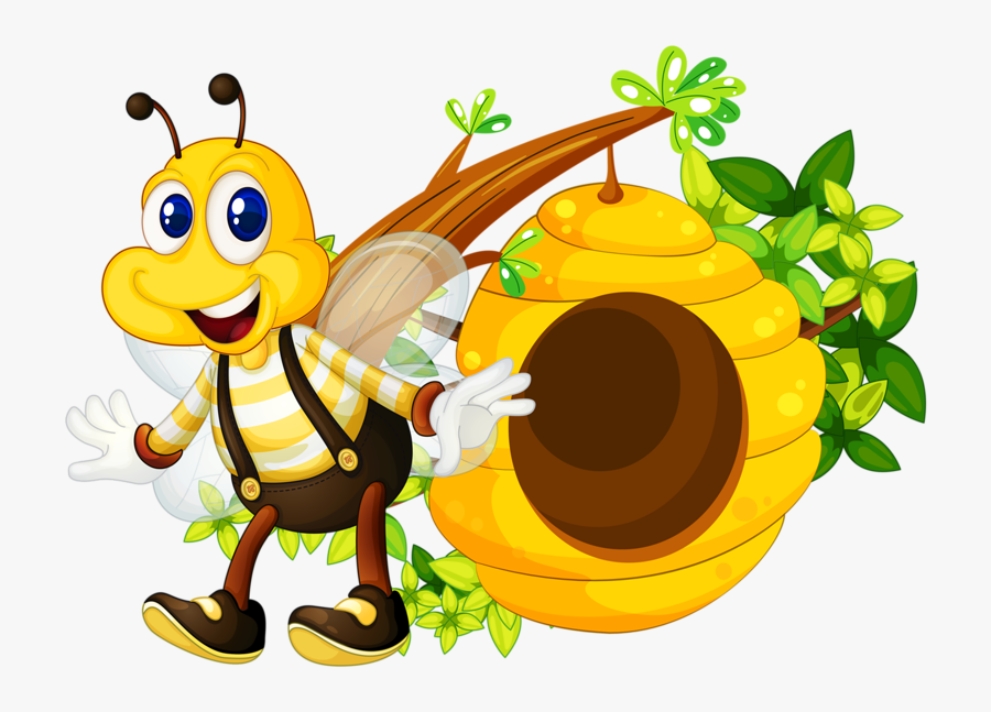 Transparent Bee Emoji Png - Beehive Vector Free Download, Transparent Clipart