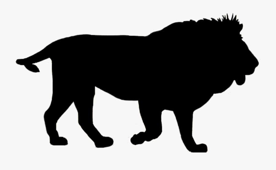 White Lion Clipart Safari Animal - Animal Silhouette Png, Transparent Clipart