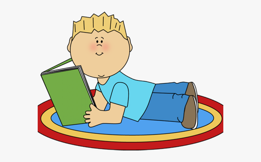 Kid Reading Clipart, Transparent Clipart