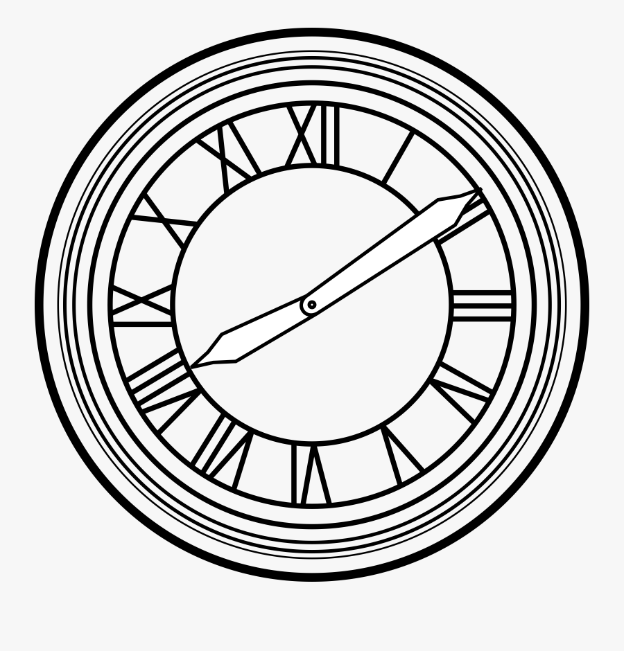 Clipart - Back To The Future Clock Tower Clock, Transparent Clipart
