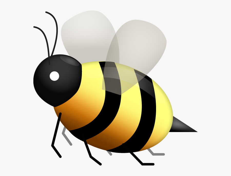 Clipart Love Honey Bee - Bee Emoji, Transparent Clipart