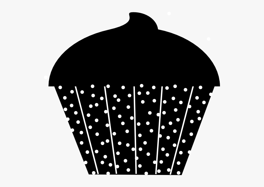 Blue Cupcake Clip Art - Cupcake Shaped Clip Art, Transparent Clipart