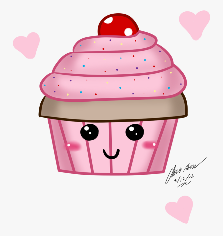 Cupcake Clipart Kawaii - Cute Little Cupcake, Transparent Clipart