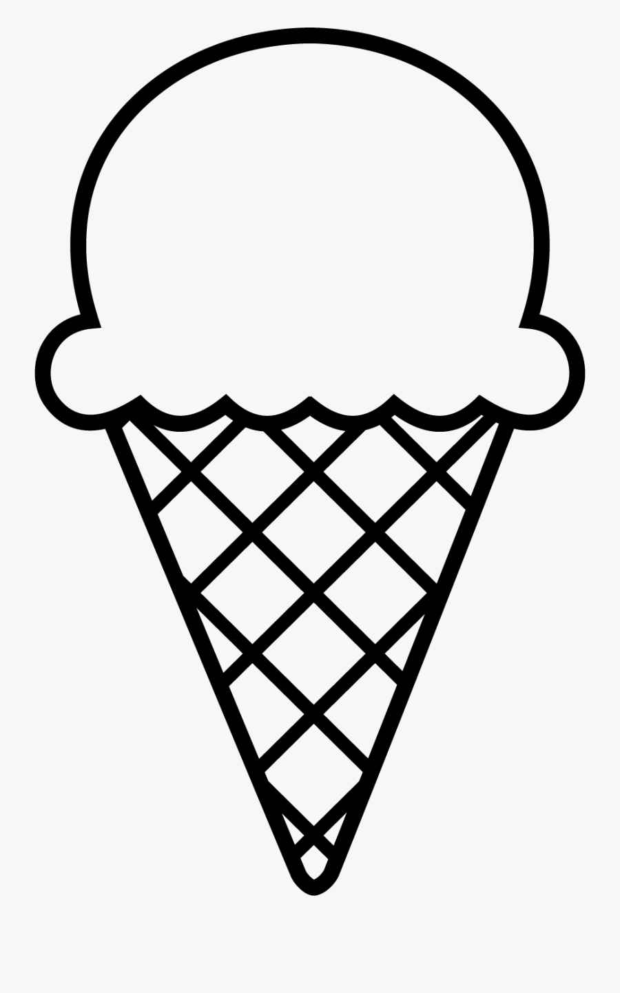 Clip Art Jpg Transparent Huge - Icecream Clipart Black And White , Free ...