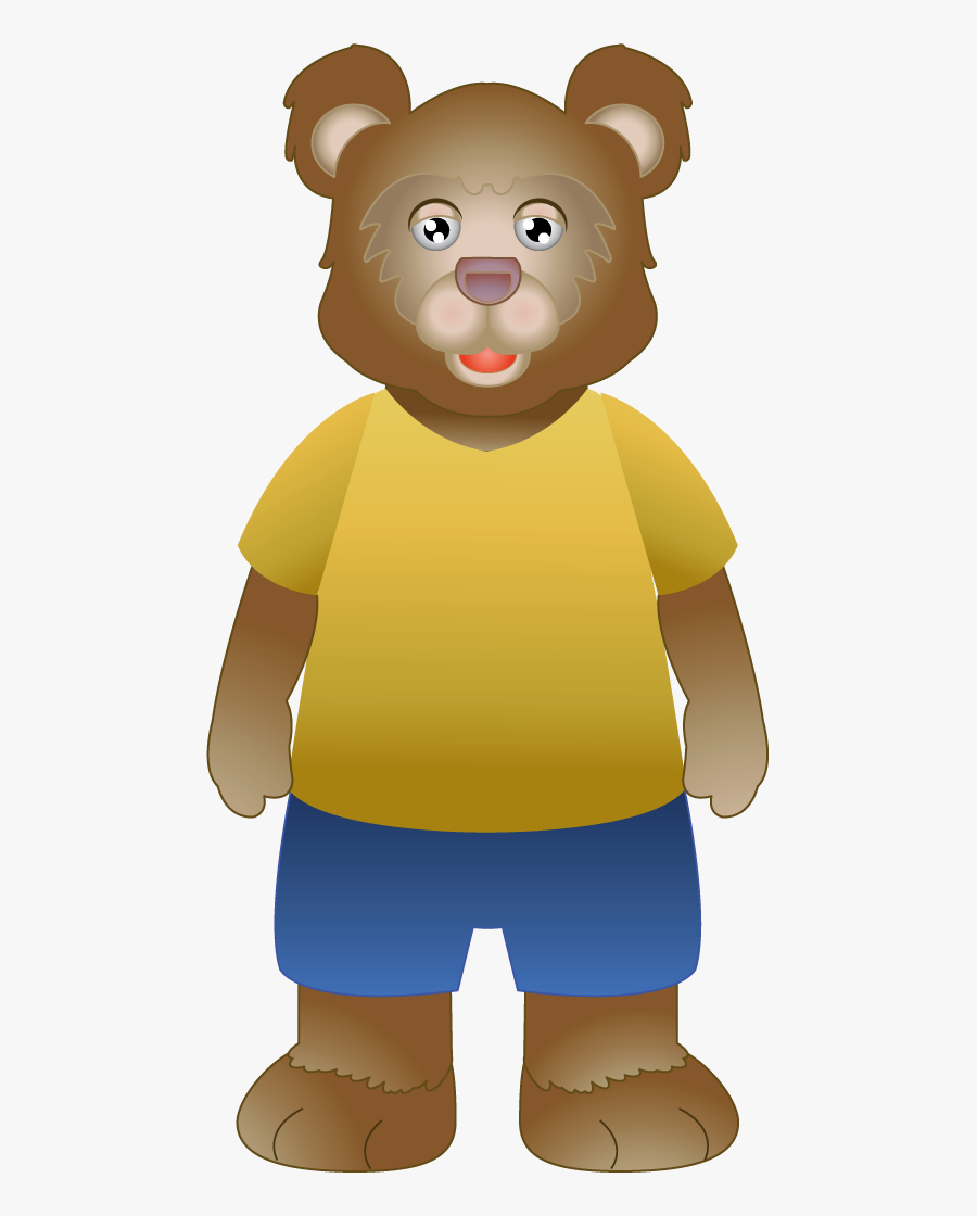 Free Clip - Baby Bear From Goldilocks, Transparent Clipart