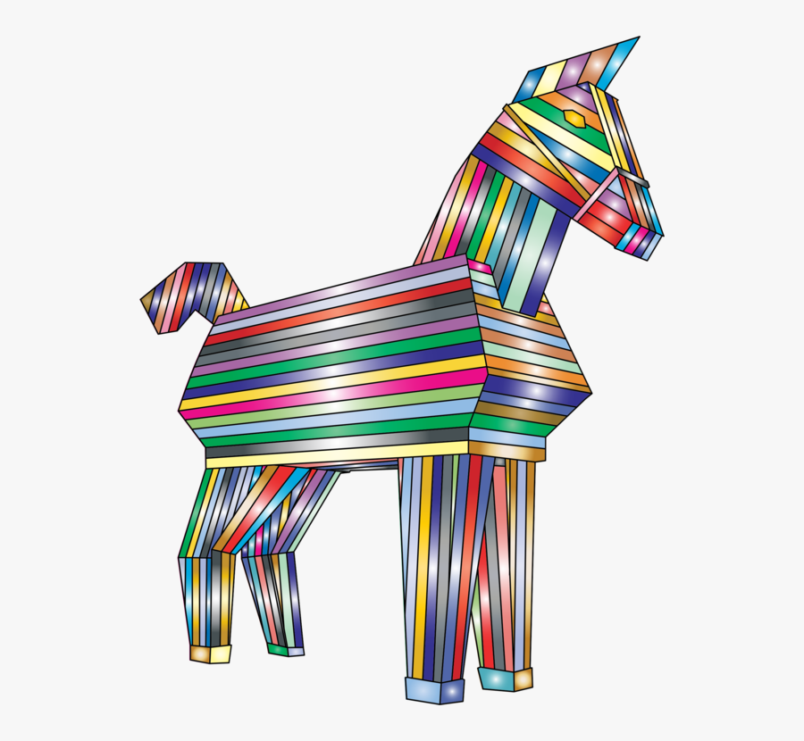 Angle,line,horse - Truva Atı Png, Transparent Clipart