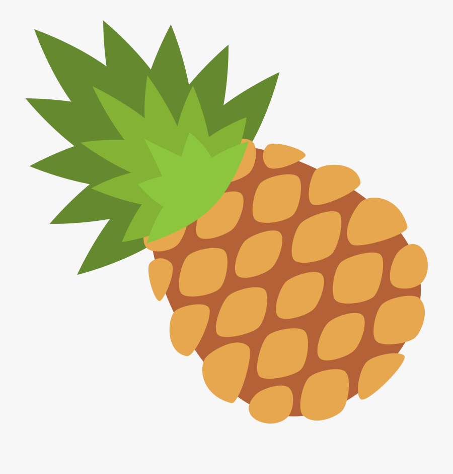 Green Pineapple Cliparts 12, Buy Clip Art - Pineapple Emoji Transparent, Transparent Clipart