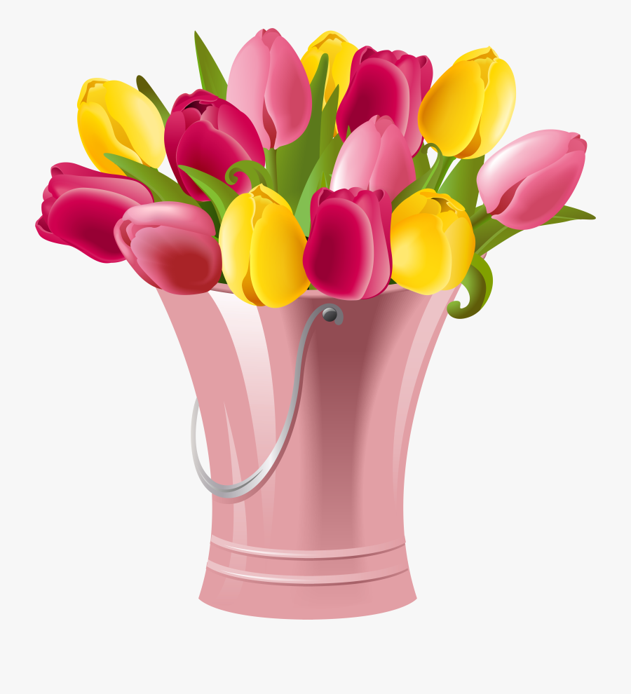 Spring Clipart Transparent Png - Transparent Background Tulips Clipart, Transparent Clipart