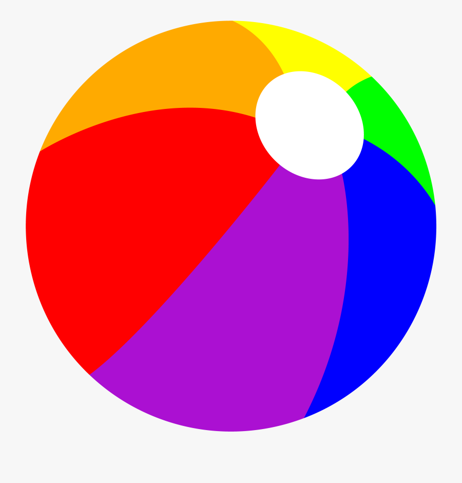 Free Summer Clip Art Borders - Free Clip Art Beach Ball, Transparent Clipart