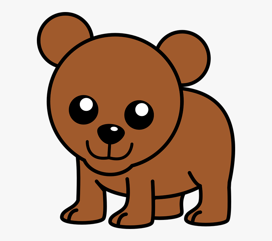 Cartoon Bear, Transparent Clipart