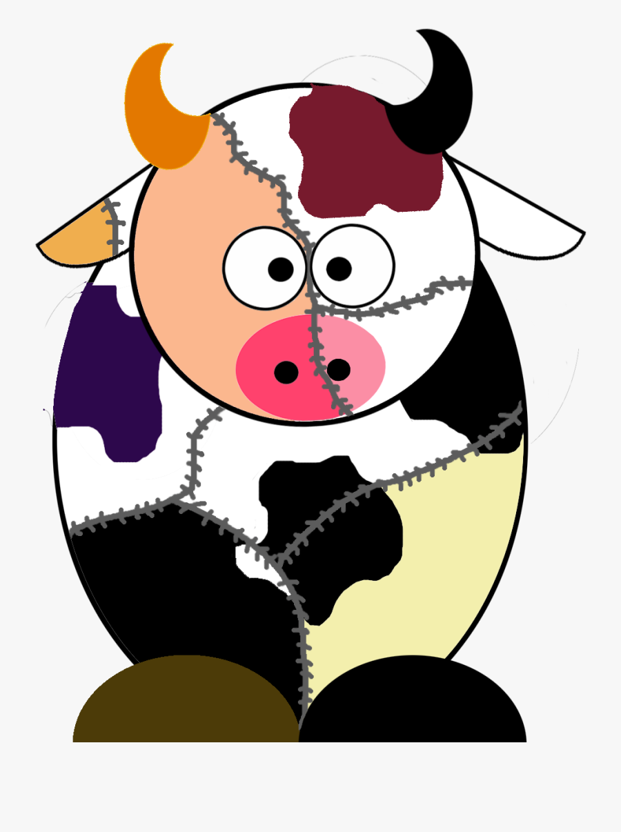 Transparent Dead Clipart - Cartoon Cow Face Dead, Transparent Clipart