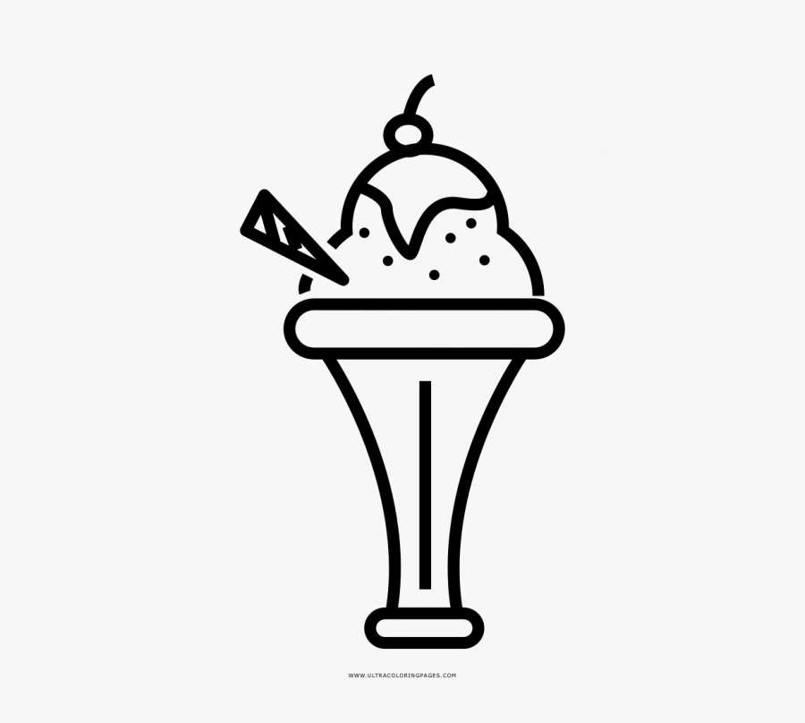 Helados Para Colorear, Transparent Clipart