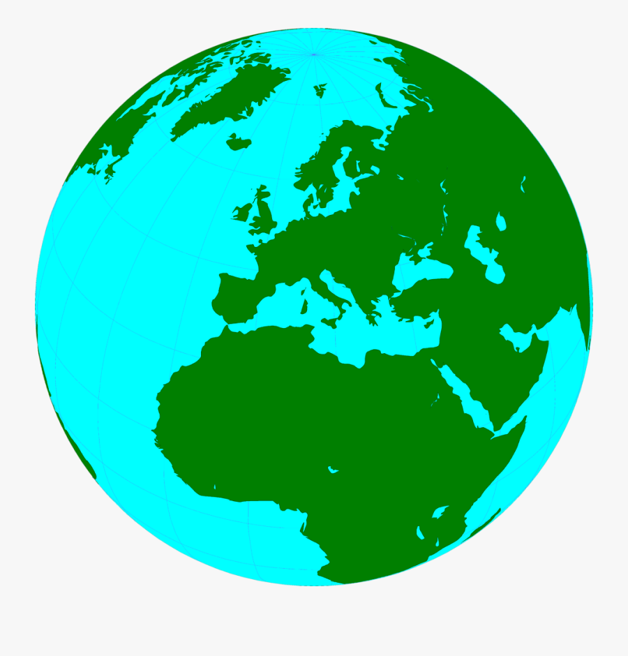 Earth Clipart Europe - Europe Globe Png, Transparent Clipart
