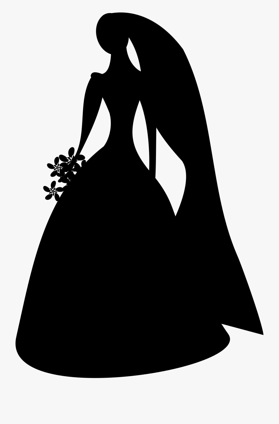 Bridal Gown Icon Png, Transparent Clipart