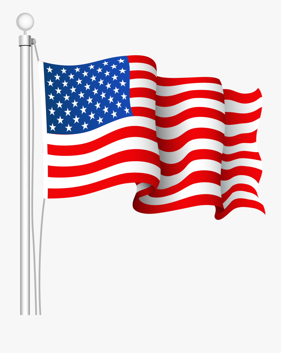 American Flag Free Flag Clip Art Clipart Cliparting - Transparent American Flag Clip Art, Transparent Clipart