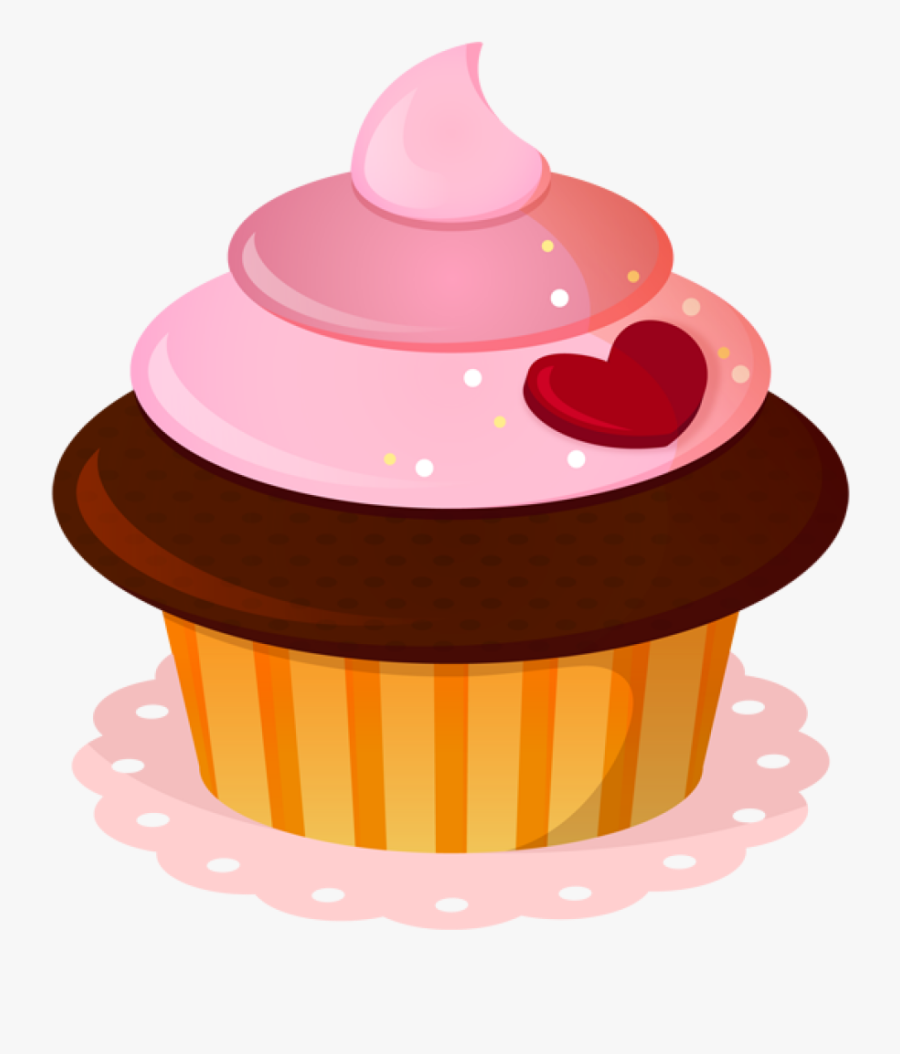 Pumpkin Cupcake Clipart, Transparent Clipart