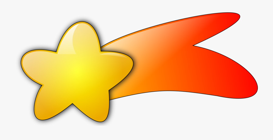 Shooting Star Clipart Clipartix - Cartoon Shooting Star Png, Transparent Clipart
