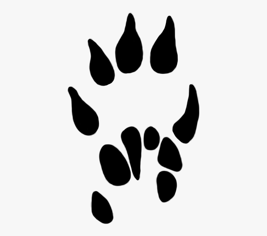 Paw Prints Clipart Mole Paw 13 Mm - Star Nosed Moles Paw Prints, Transparent Clipart