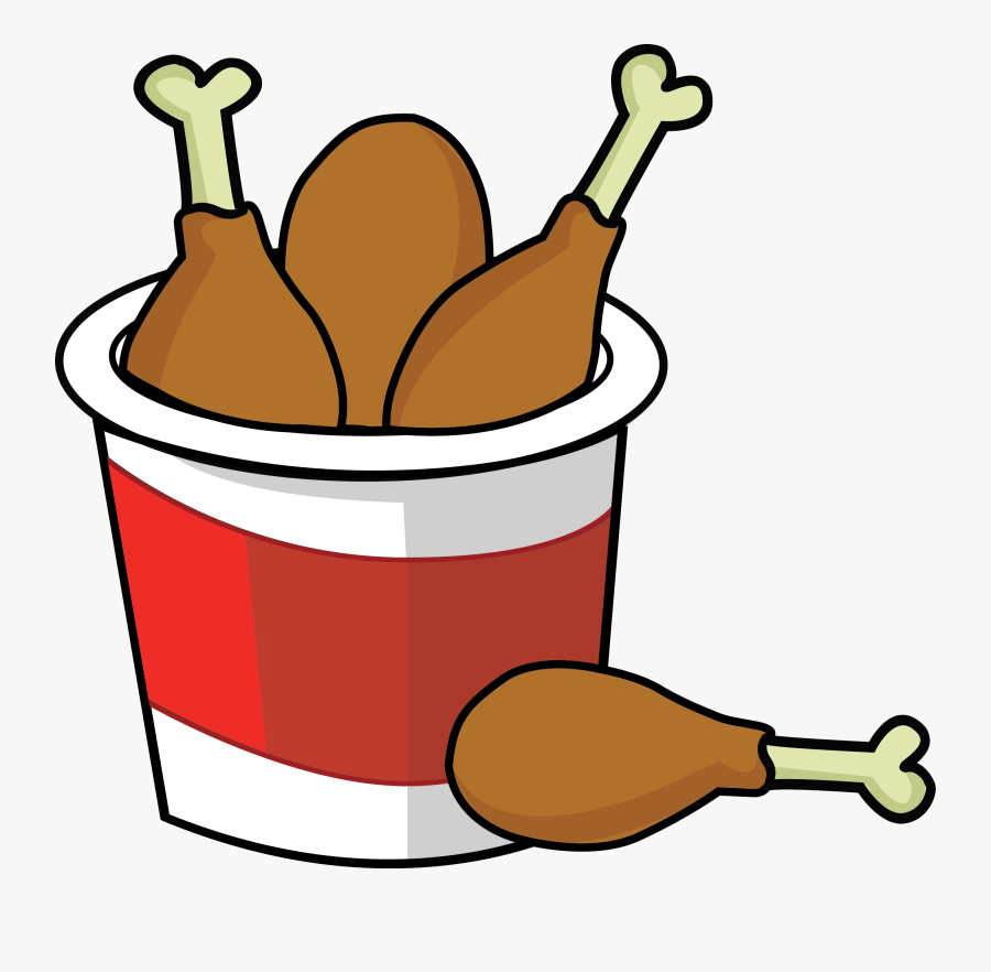 Transparent Chicken Clipart - Fried Chicken Clipart, Transparent Clipart