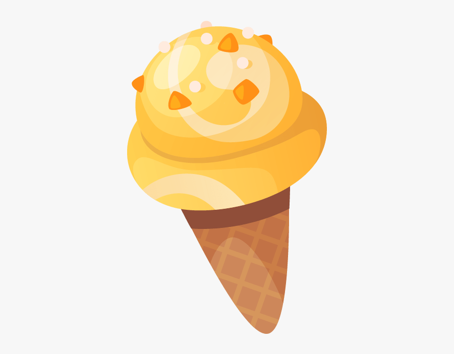 Ice Cream Cone, Transparent Clipart