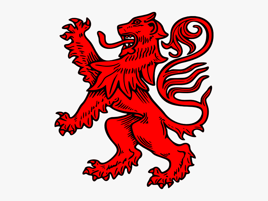 Thumb Image - Red Lion Rampant, Transparent Clipart