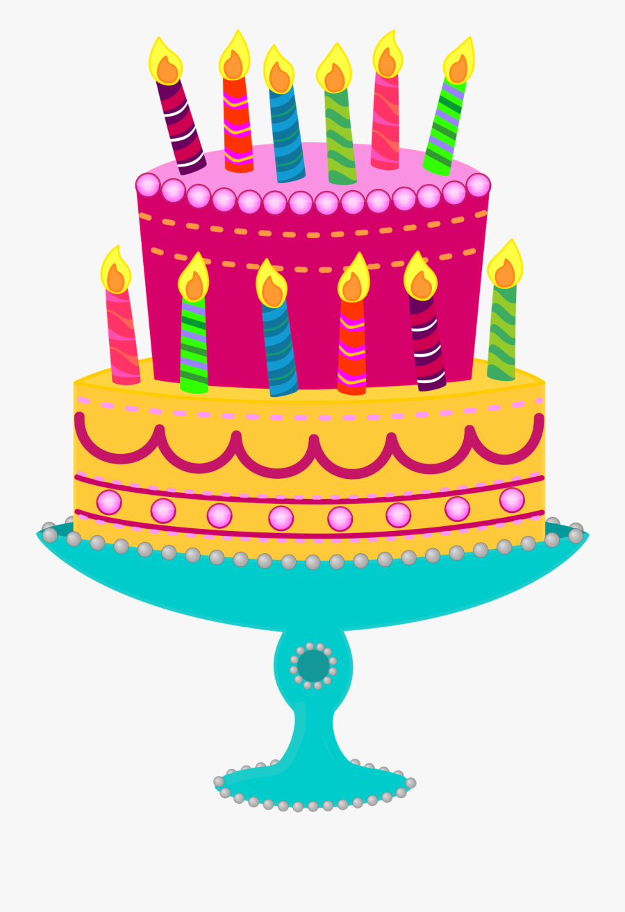 Free Cake Images Cliparts - Birthday Cake Clipart Transparent, Transparent Clipart