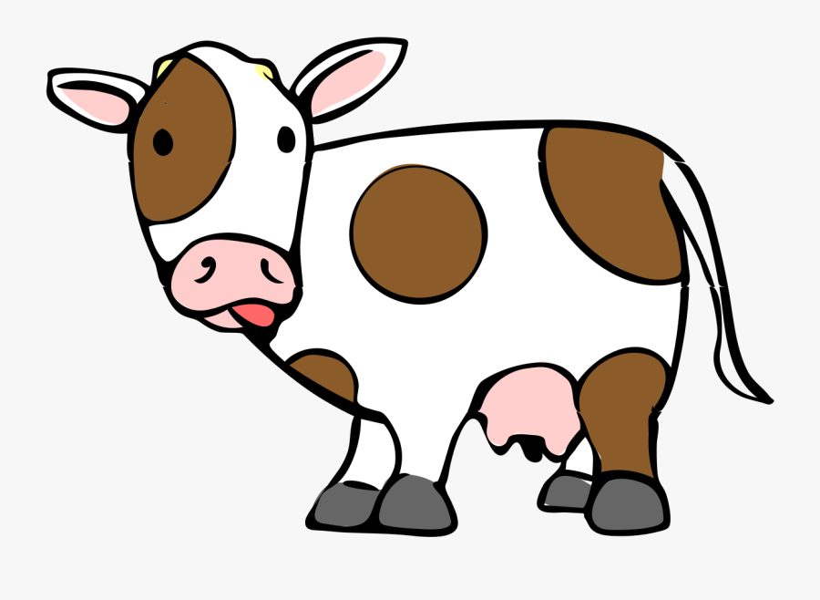 Cow Clipart Cartoon - Cow Clipart Png, Transparent Clipart