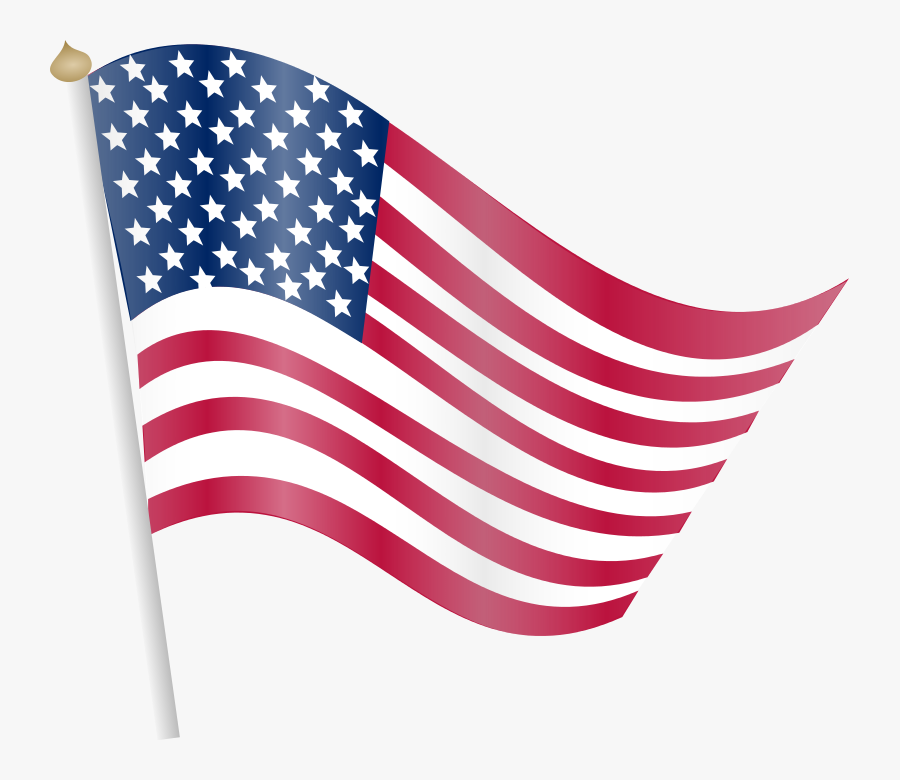 Clip Art And American Flag Dromfep Top Clipartix Clipartix - Free American Flag Transparent Background, Transparent Clipart