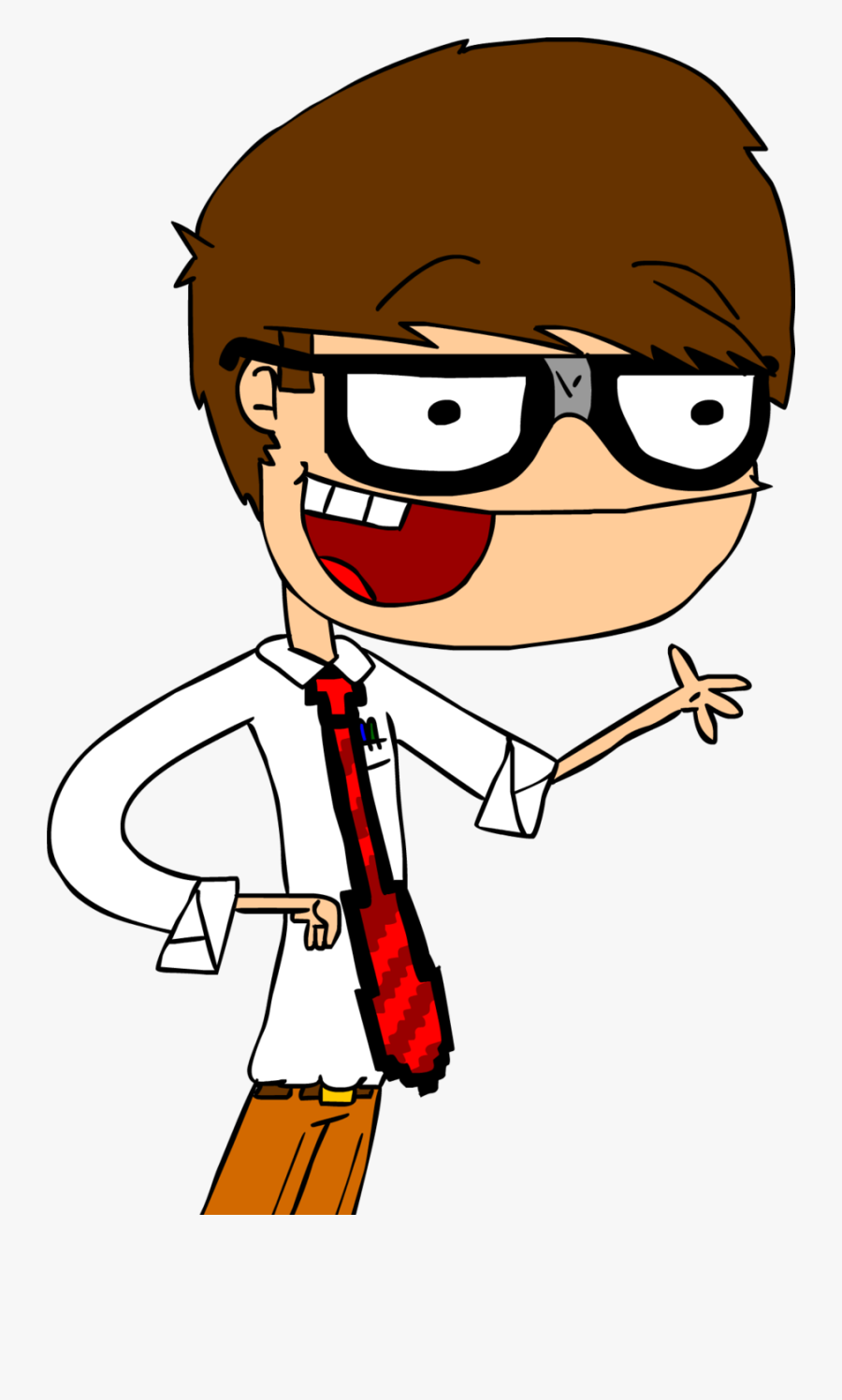 Nerd Boy Thinking Little Girl Writing Clipart - Nerd Clipart, Transparent Clipart