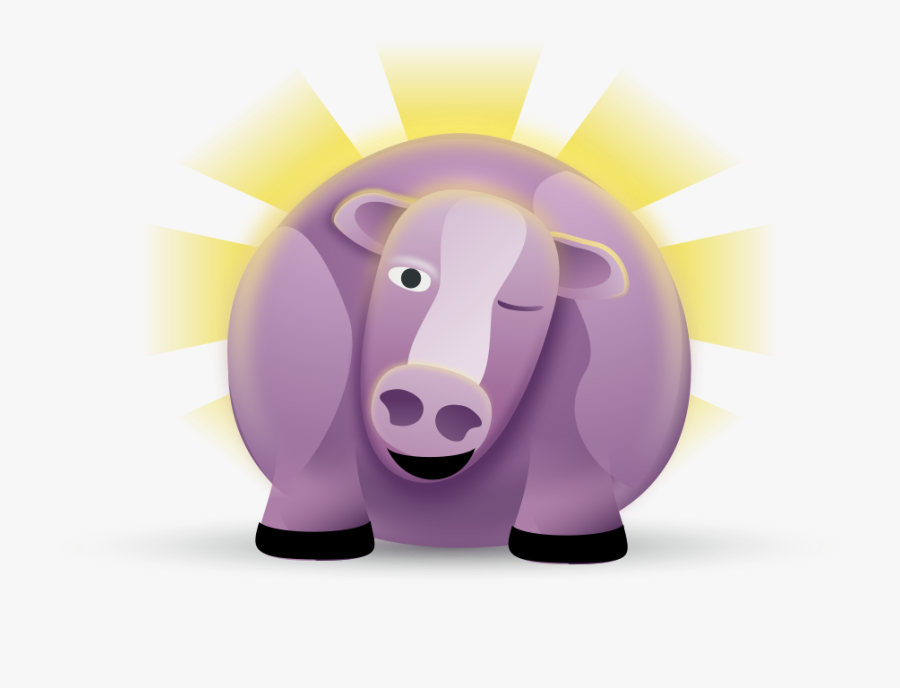 How To Set Use Prosperity Cow Clipart , Png Download - Fat Purple Cow, Transparent Clipart