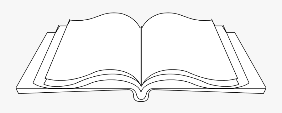 Open Book White Png, Transparent Clipart