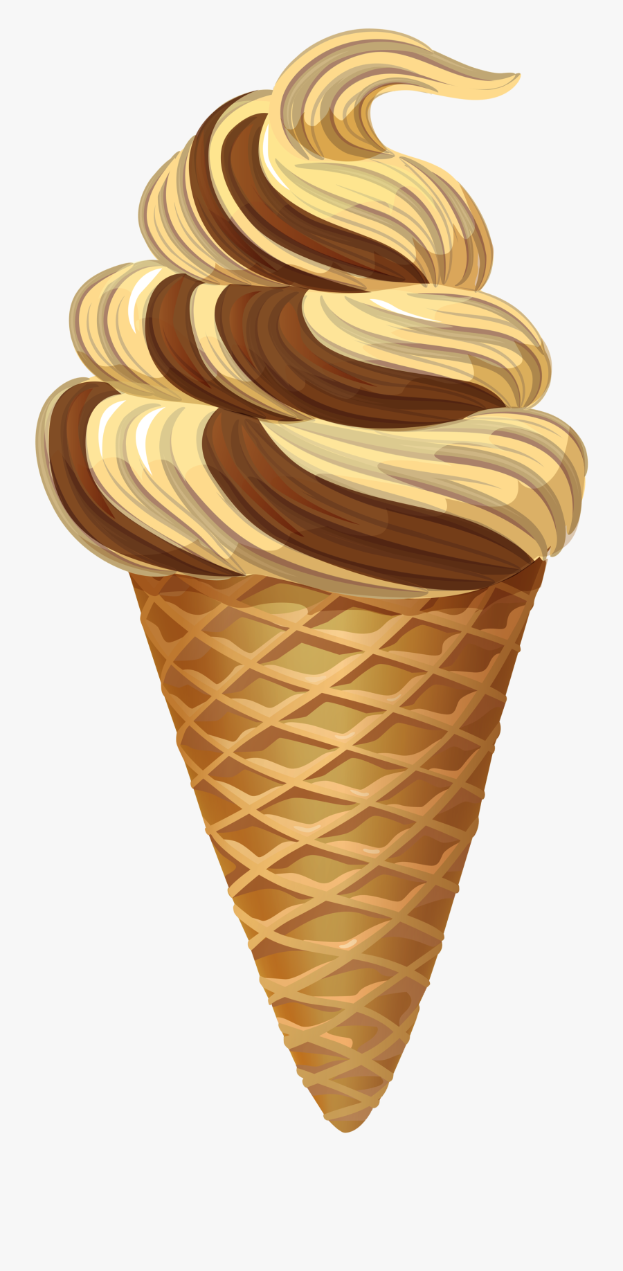 Transparent - Con Ice Cream Png, Transparent Clipart