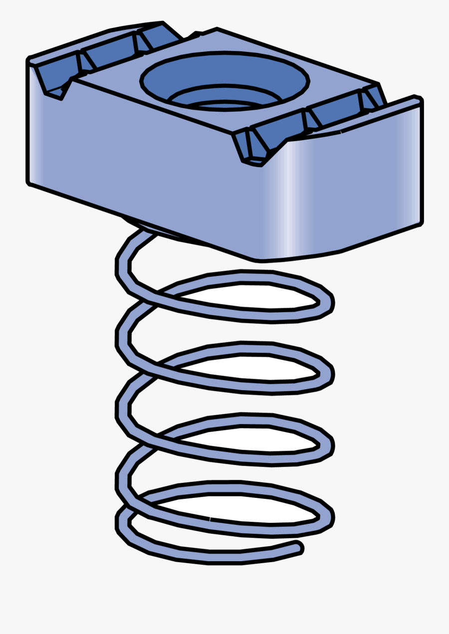 Channel Nuts And Hardware - Unistrut P1006, Transparent Clipart