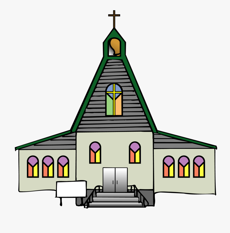 Black Church Clip Art Free Clipart Images - Transparent Background Church Clipart, Transparent Clipart