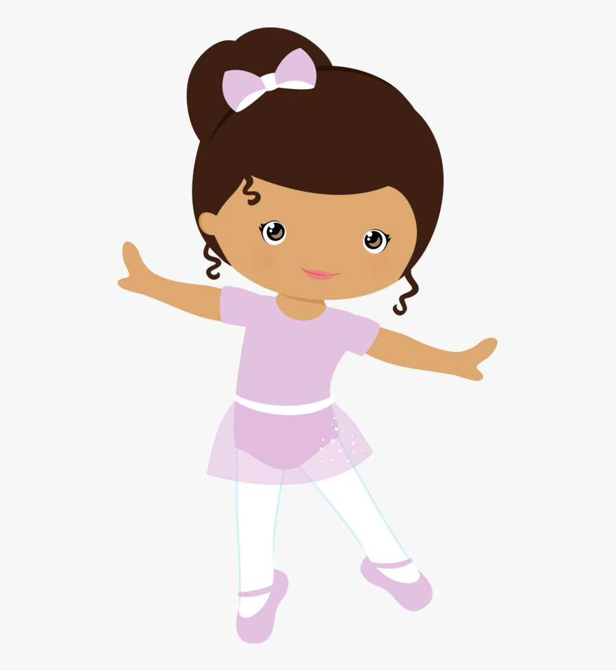 Ballet & Books - Dancing Girl Clipart, Transparent Clipart