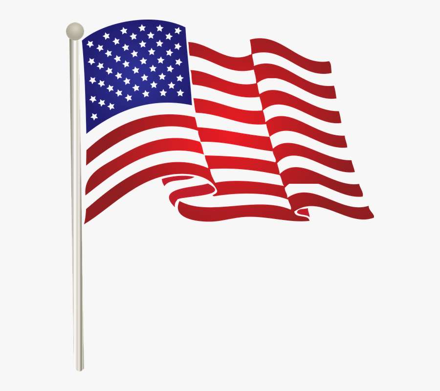 Transparent American Flag Clipart, Transparent Clipart