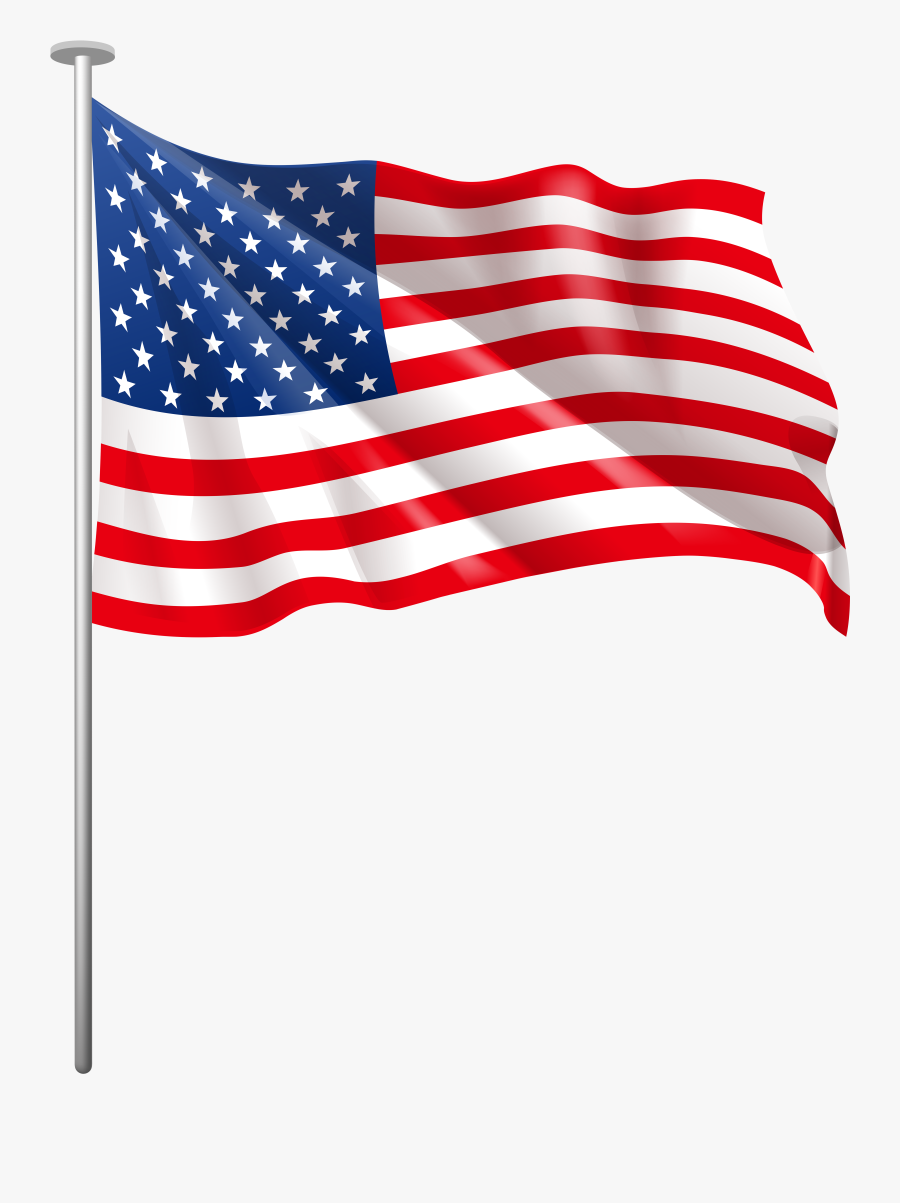 Transparent Background Us Flag Clipart, Transparent Clipart