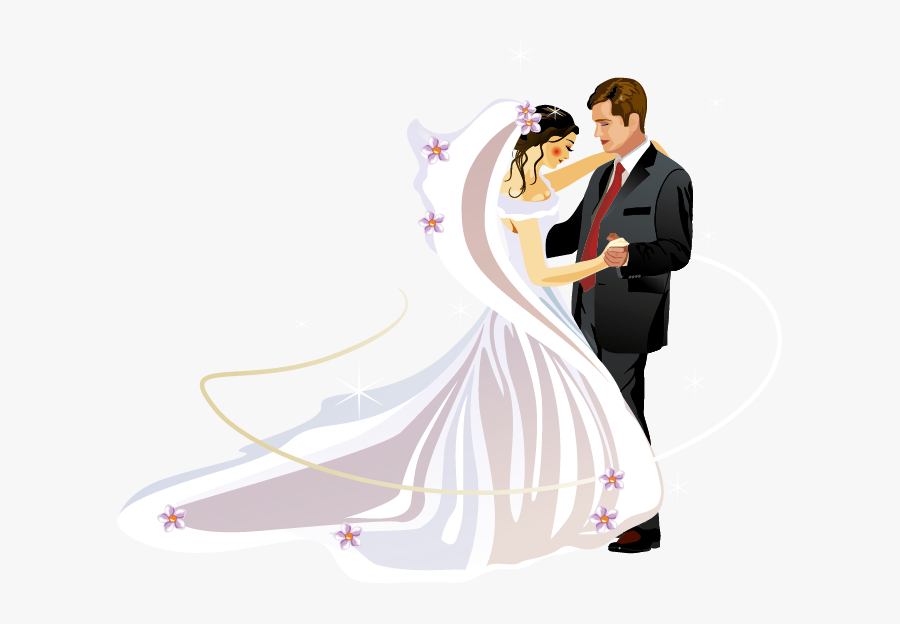 Clip Art Christian Wedding Clipart - Wedding Couple Clipart Png, Transparent Clipart