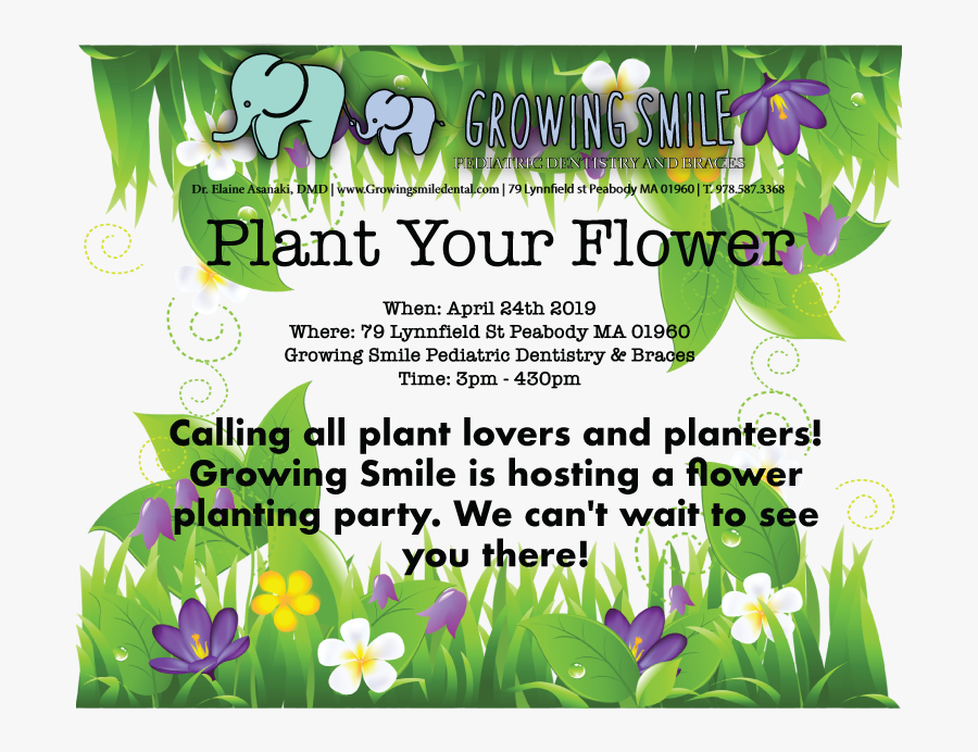 Spring Clipart Flower Plant - Clipart Flower Bed Png, Transparent Clipart