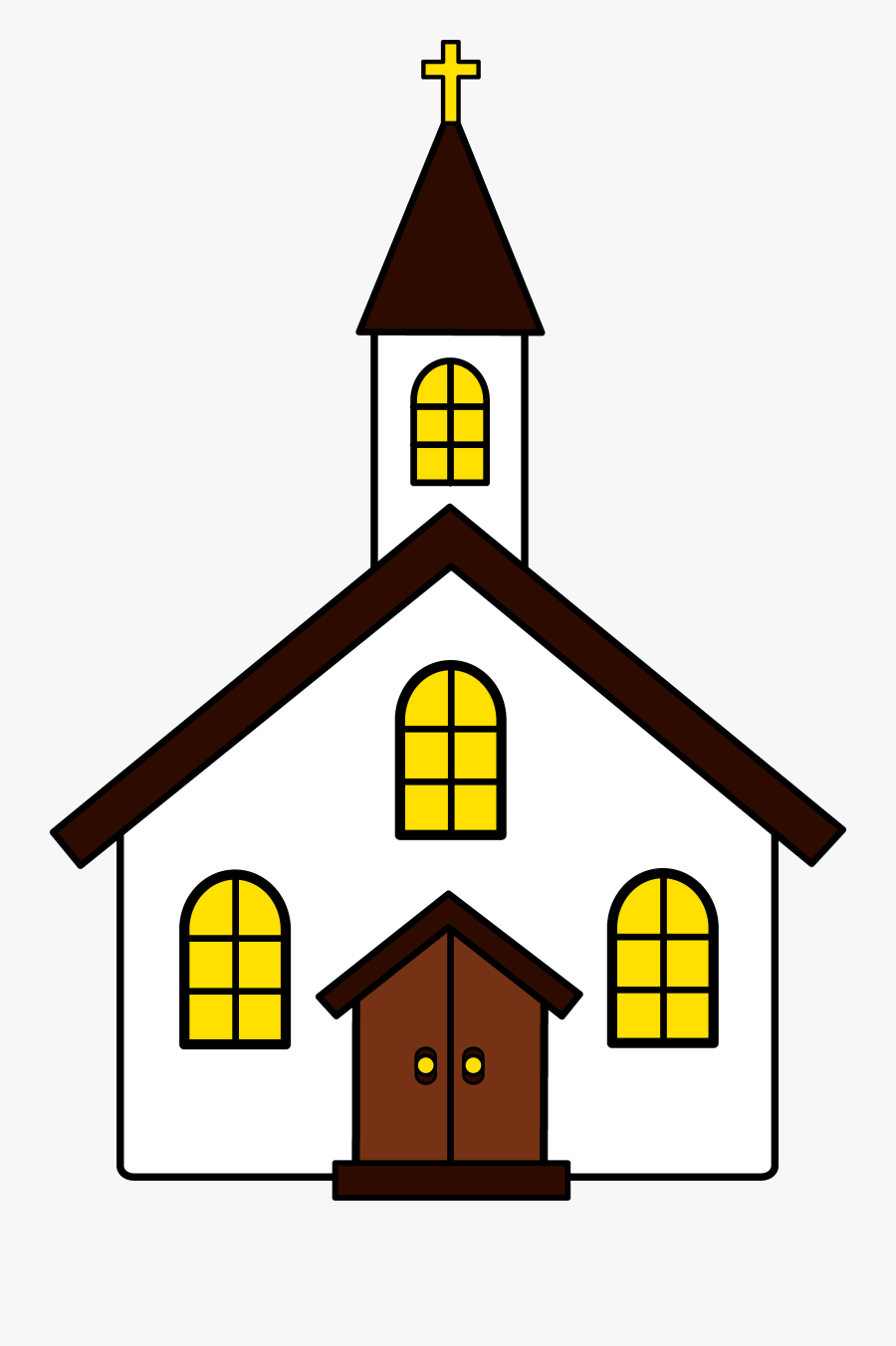 Black Church Clip Art Free Clipart Images - Church Clipart, Transparent Clipart