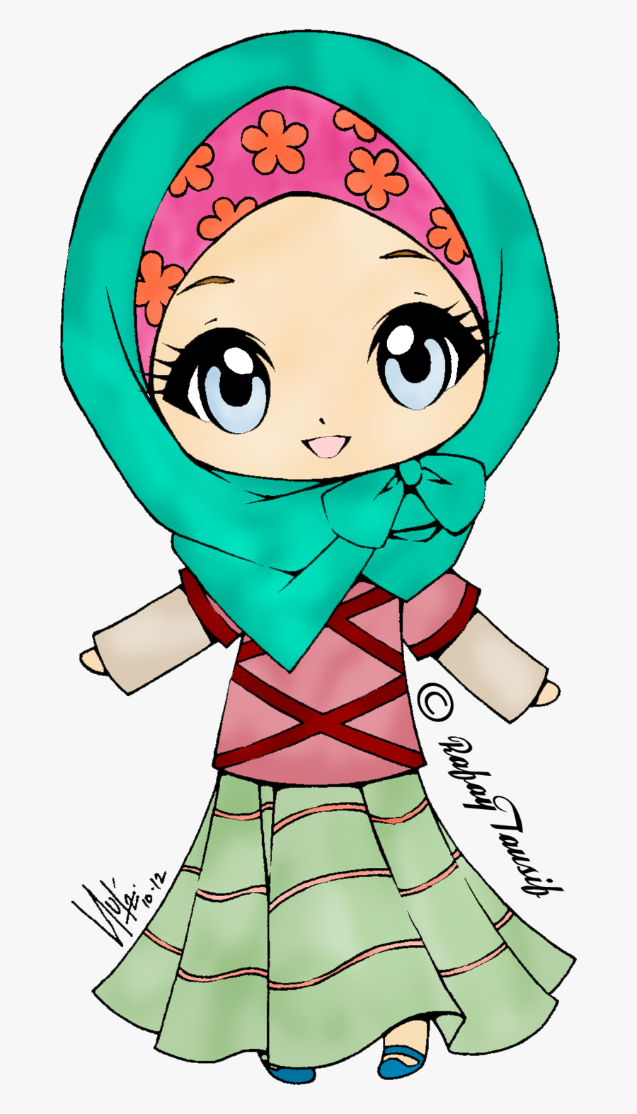 Muslim Girl Clipart, Transparent Clipart
