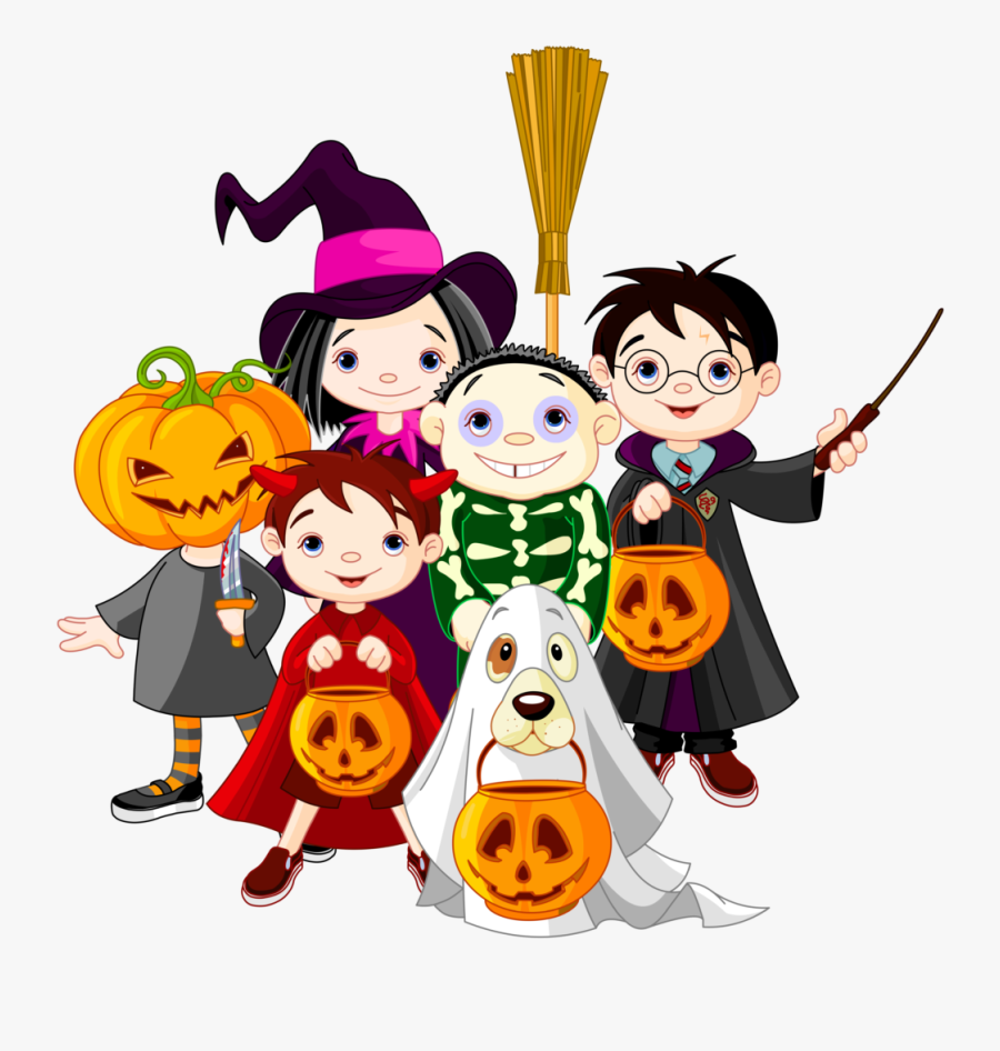 Halloween Clipart Costumes - Halloween Kids Clipart, Transparent Clipart