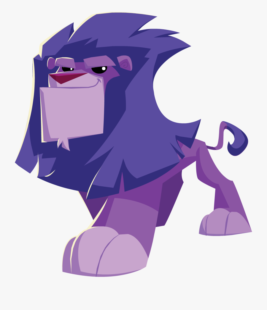 Transparent Cartoon Lion Png - Animal Jam Lion Transparent, Transparent Clipart